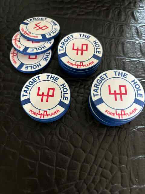 Target the Hole Golf Ball Marker – 4P Limited Edition Flip Coin