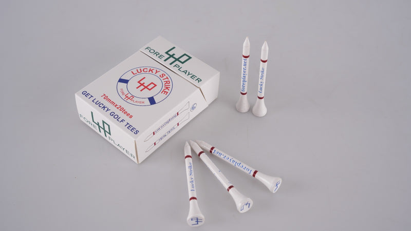 Lucky Strike Bamboo Golf Tees – Eco-Friendly T-Box for Every Golfer