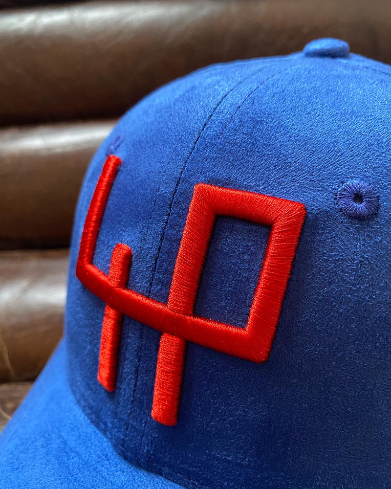 Limited Edition Blue Golf Cap in Soft Suede – SOLD OUT