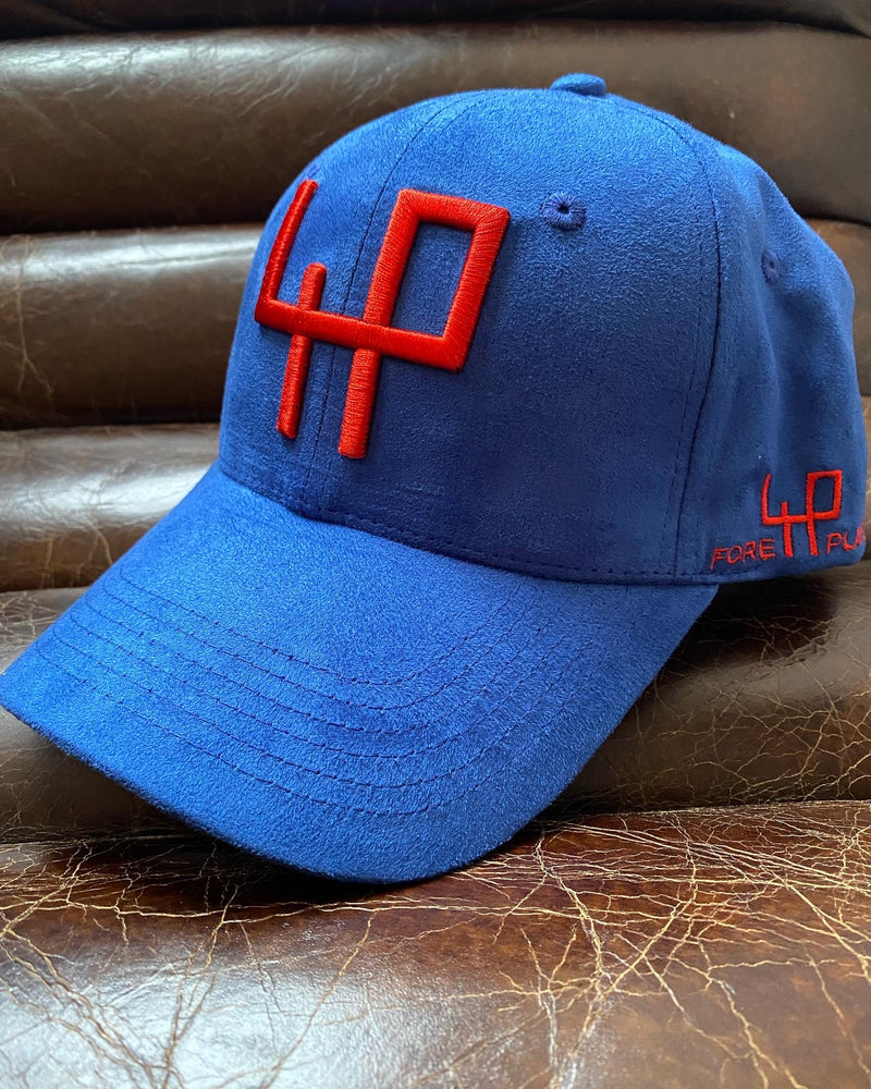 Limited Edition Blue Golf Cap in Soft Suede – SOLD OUT