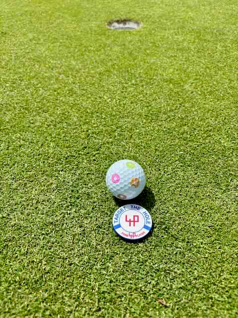 TARGET THE HOLE - BALL FLIP COIN MARKER