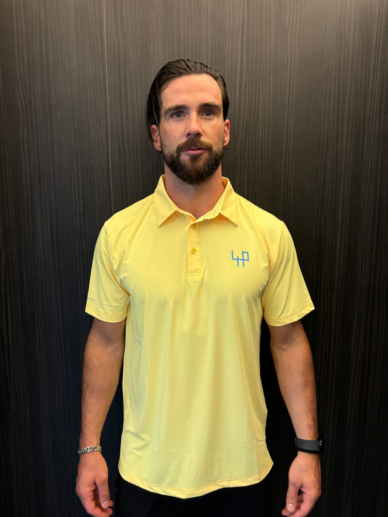 Yellow Golf Polo Shirt – Limited Edition Ultra-Light Summer Performance