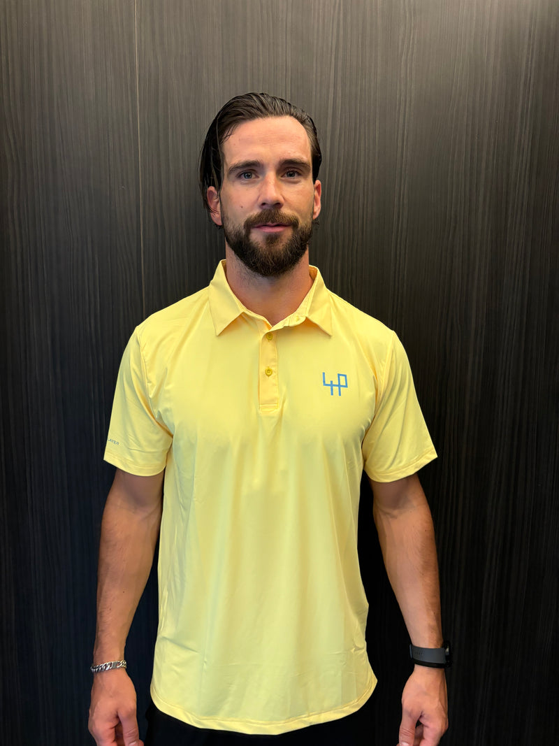 Yellow Golf Polo Shirt – Limited Edition Ultra-Light Summer Performance