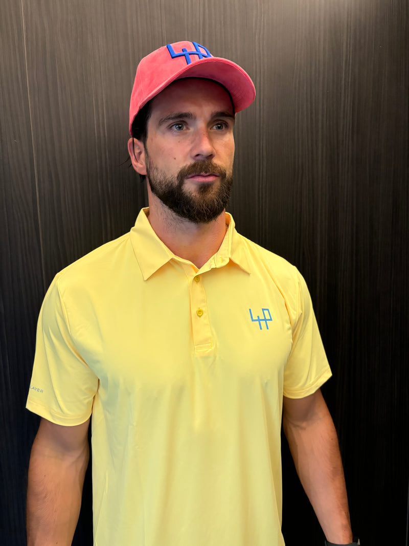 Yellow Golf Polo Shirt – Limited Edition Ultra-Light Summer Performance