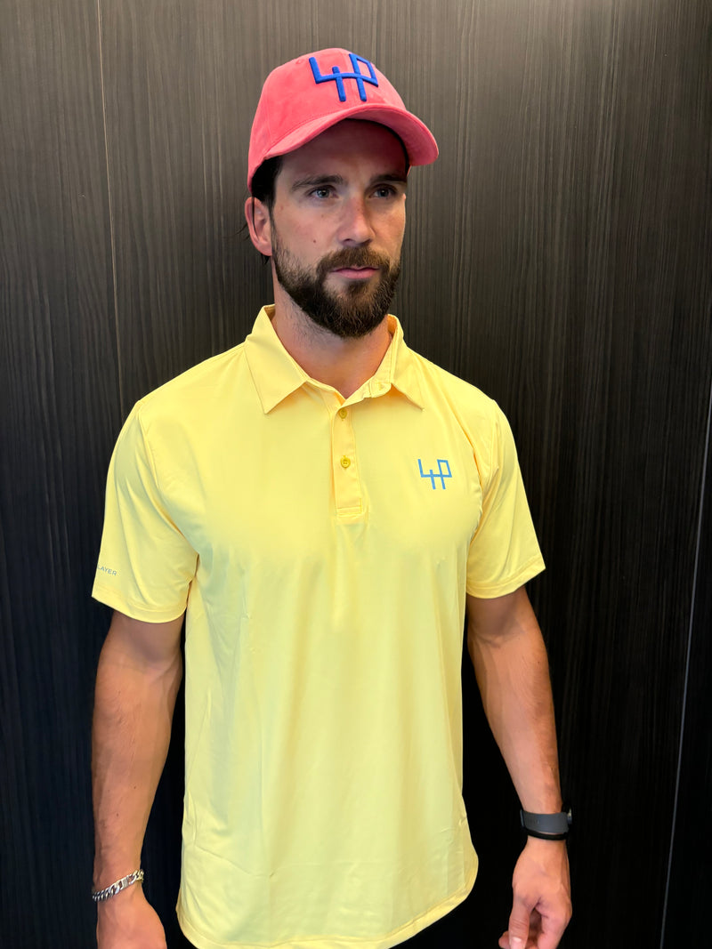 Yellow Golf Polo Shirt – Limited Edition Ultra-Light Summer Performance