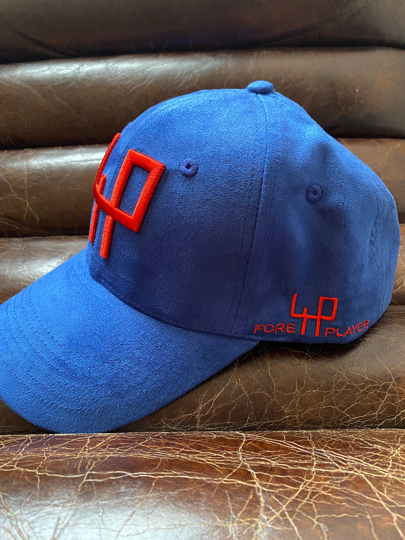 Limited Edition Blue Golf Cap in Soft Suede – SOLD OUT
