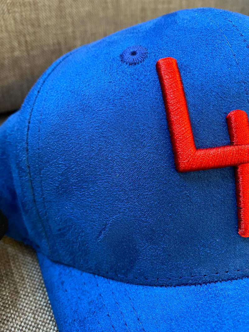 Limited Edition Blue Golf Cap in Soft Suede – SOLD OUT