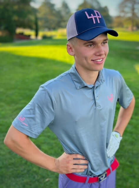 4P Grey Golf Polo – Limited Edition Performance Shirt | Stretch Fit, Moisture-Wicking, UPF50+